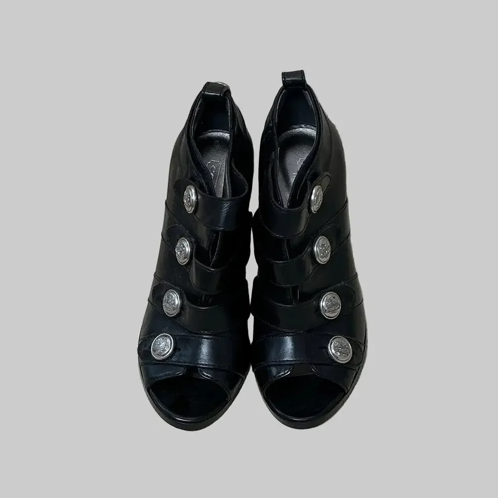 Coach black leather Brandie bootie, Size 7